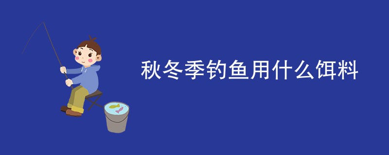 秋冬季钓鱼用什么饵料